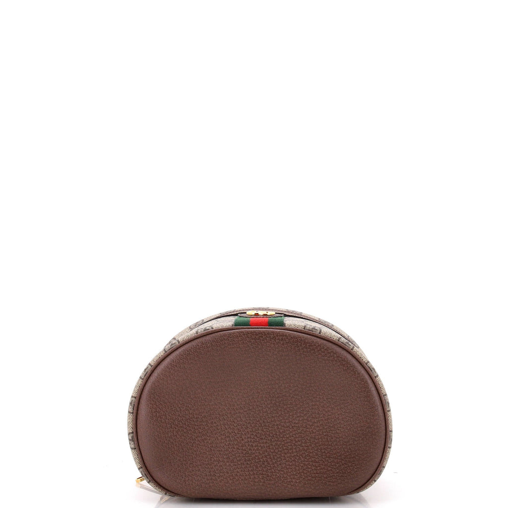 Ophidia Top Handle Cosmetic Case GG Coated Canvas Small