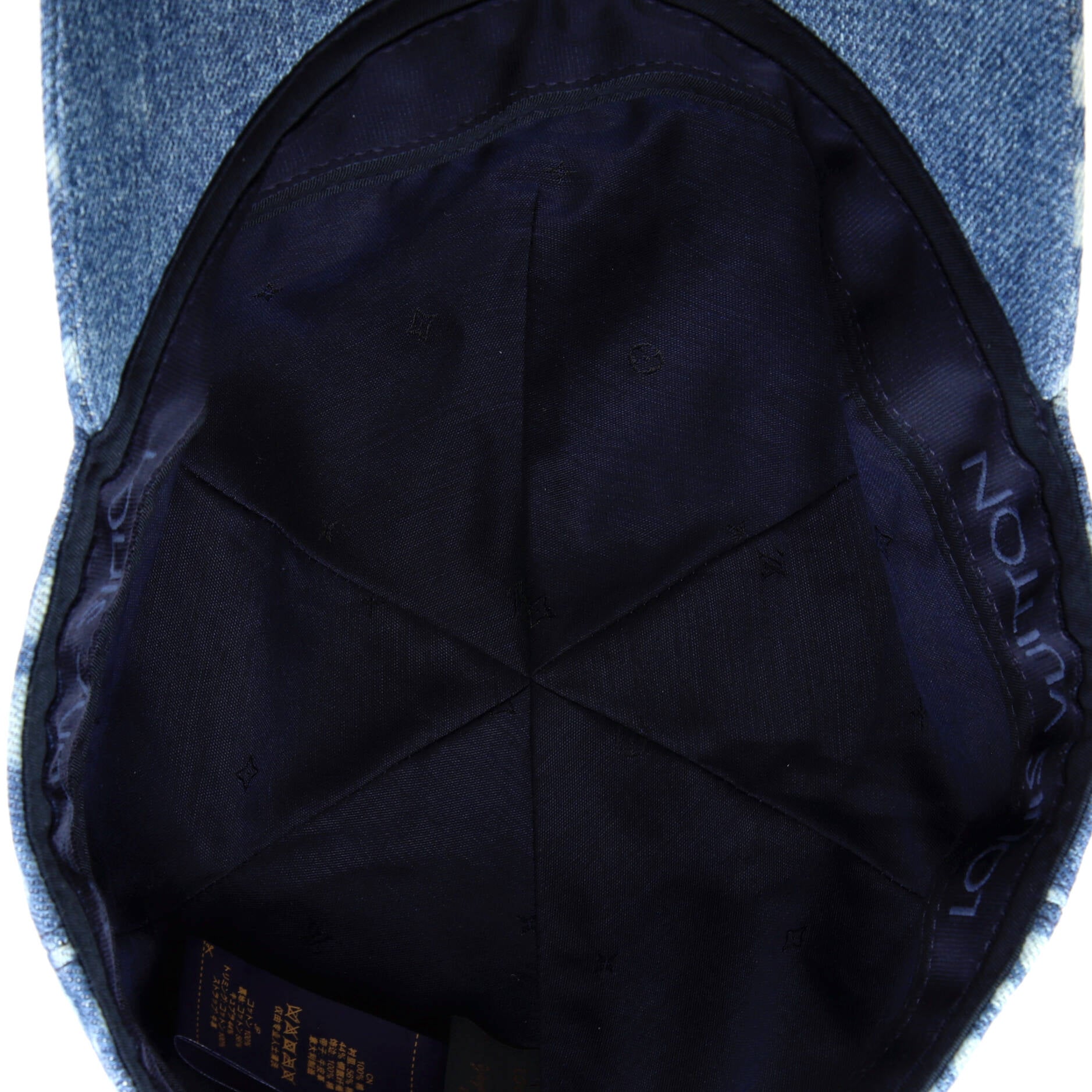 Logo Baseball Cap Yayoi Kusama Infinity Dots Denim