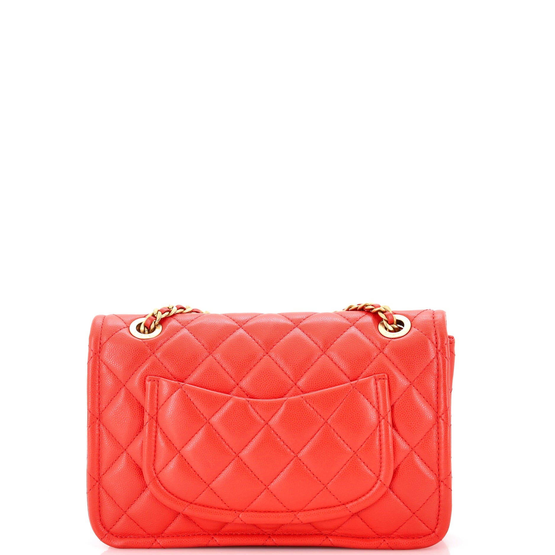 Sweet Classic Flap Bag Quilted Caviar Medium