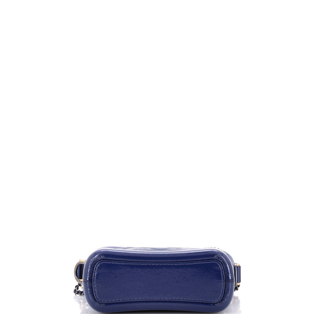 Gabrielle Hobo Quilted Goatskin and Patent Small