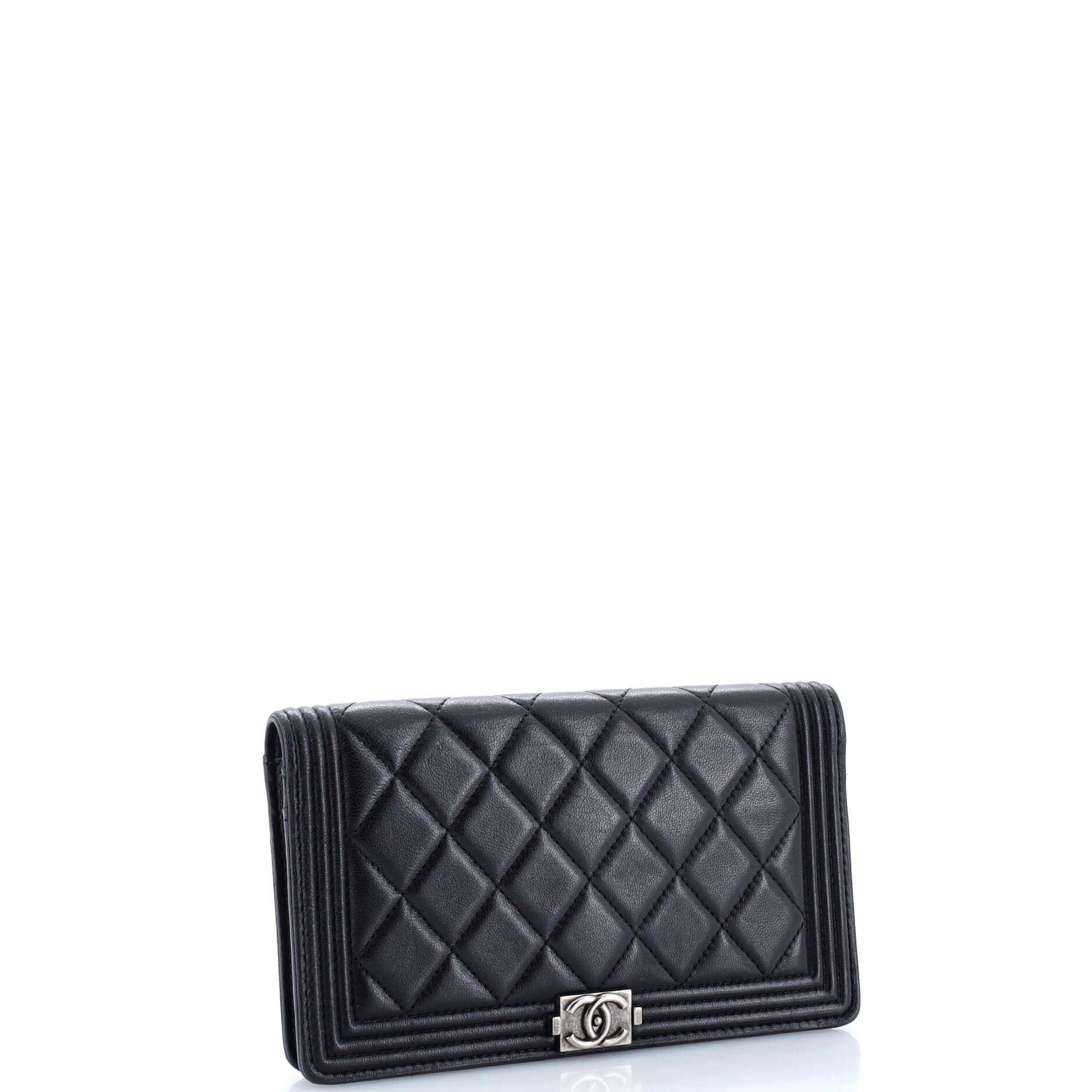 Boy Wallet on Chain Quilted Lambskin