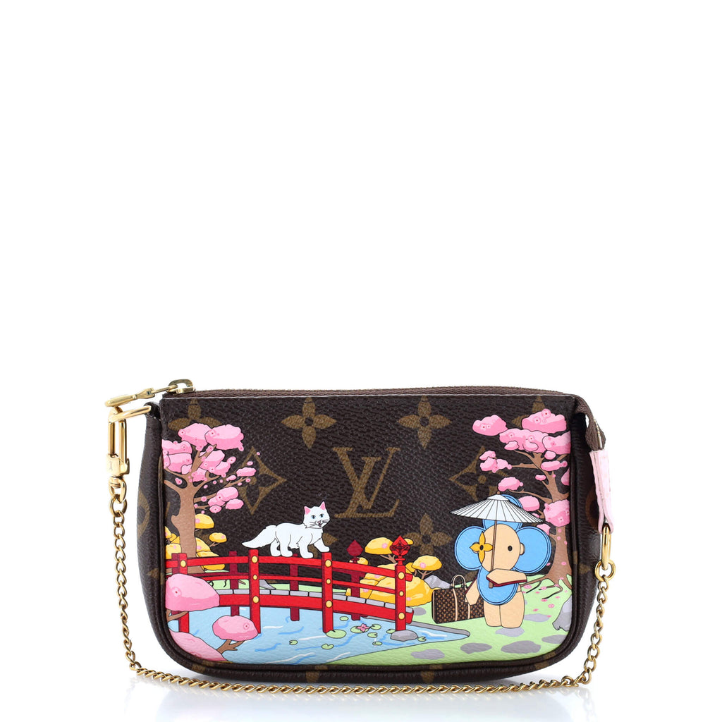 Pochette Accessoires Limited Edition Christmas Animation Monogram Canvas Mini