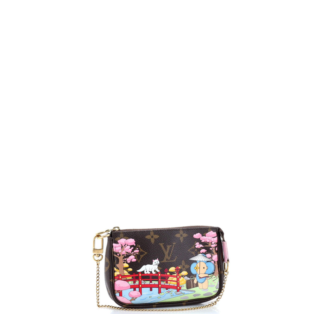 Pochette Accessoires Limited Edition Christmas Animation Monogram Canvas Mini