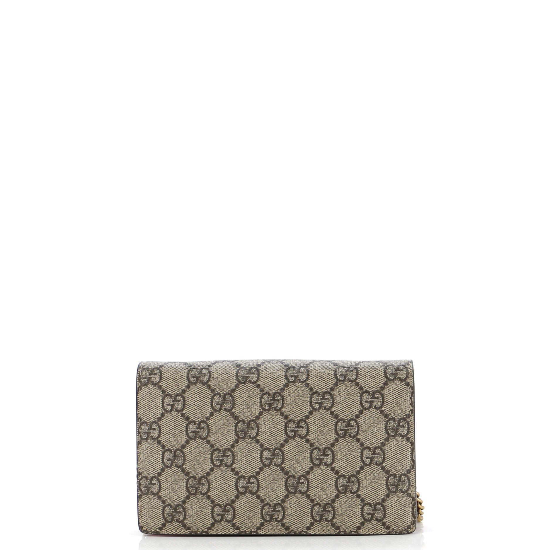 Cherries Wallet on Chain GG Coated Canvas Mini