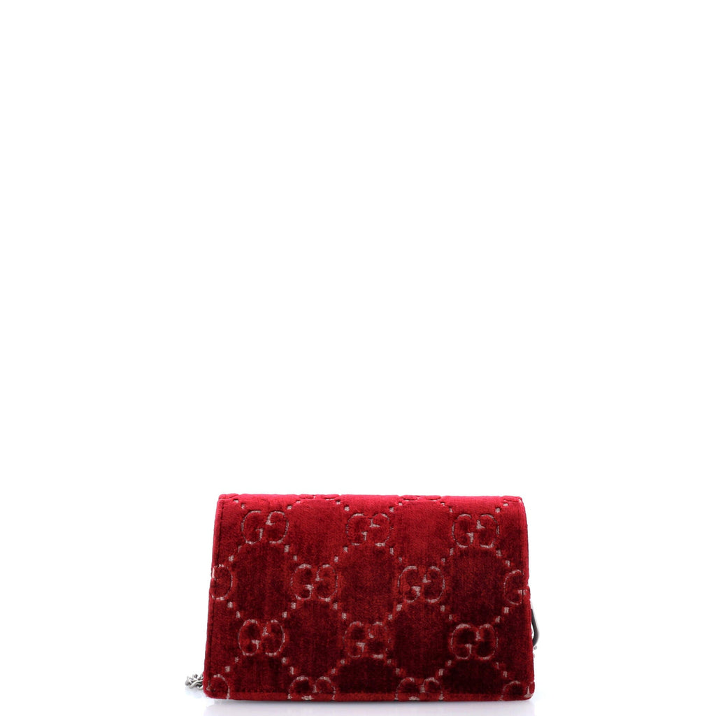 Dionysus Bag GG Velvet Super Mini