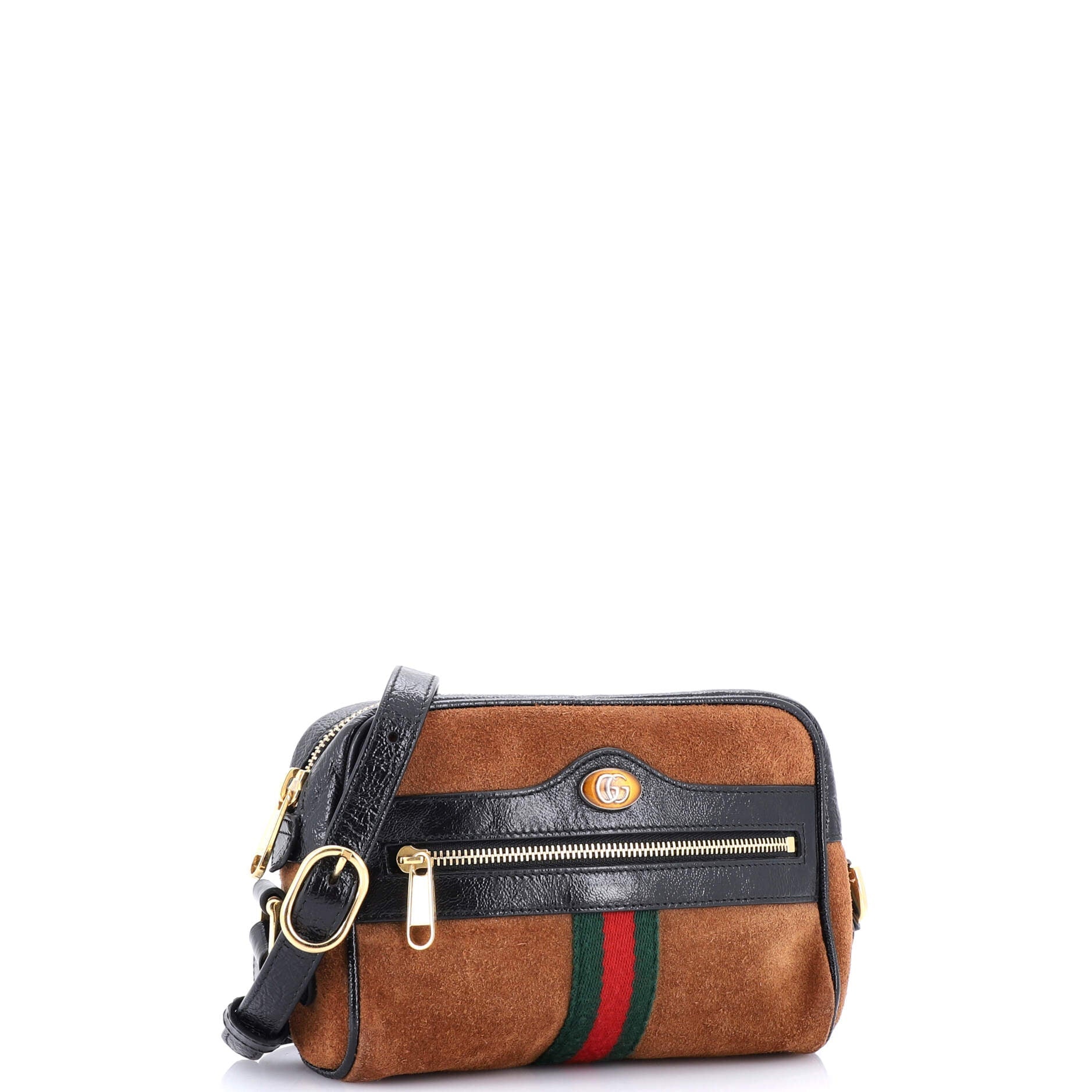 Ophidia Shoulder Bag Suede Mini