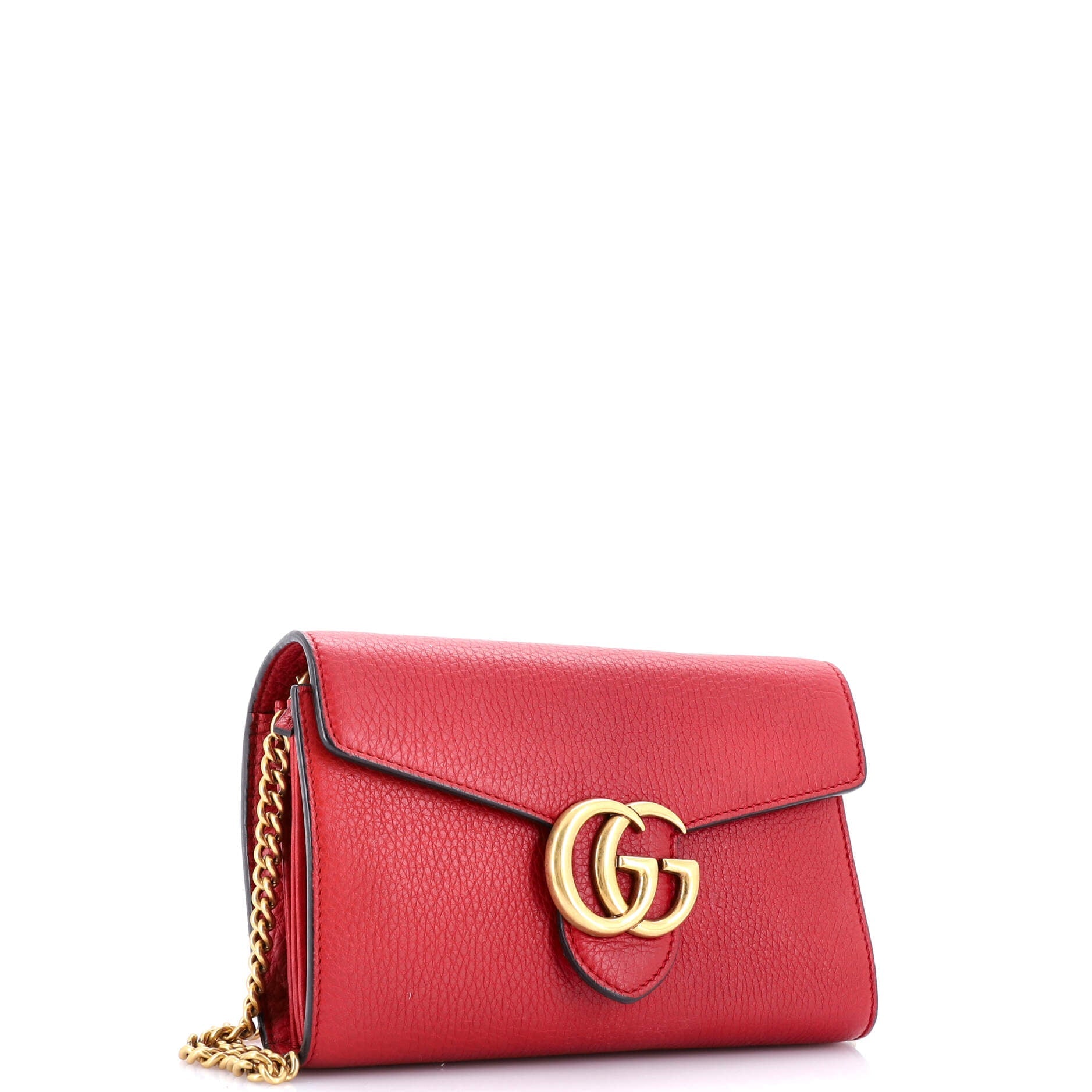GG Marmont Chain Wallet Leather Mini