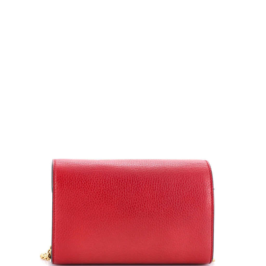 GG Marmont Chain Wallet Leather Mini