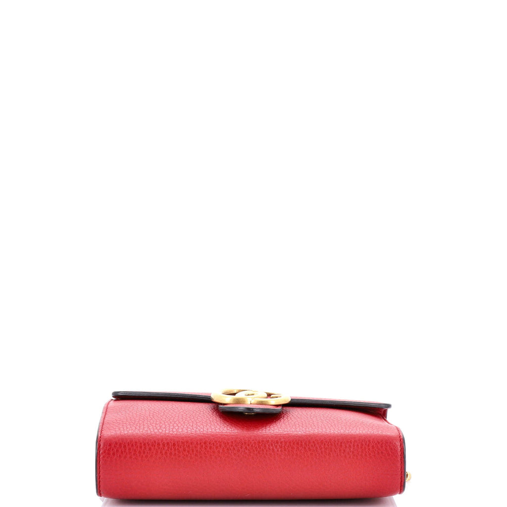 GG Marmont Chain Wallet Leather Mini