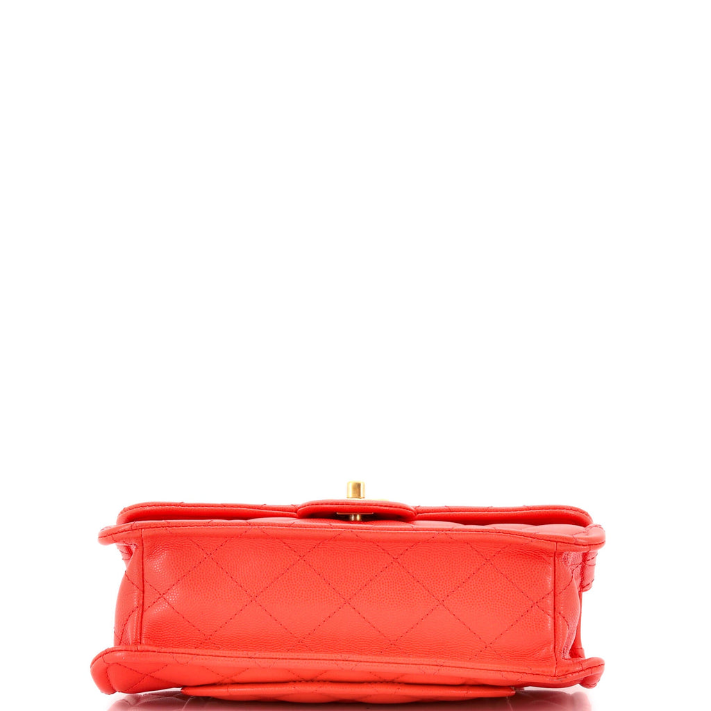 Sweet Classic Flap Bag Quilted Caviar Medium