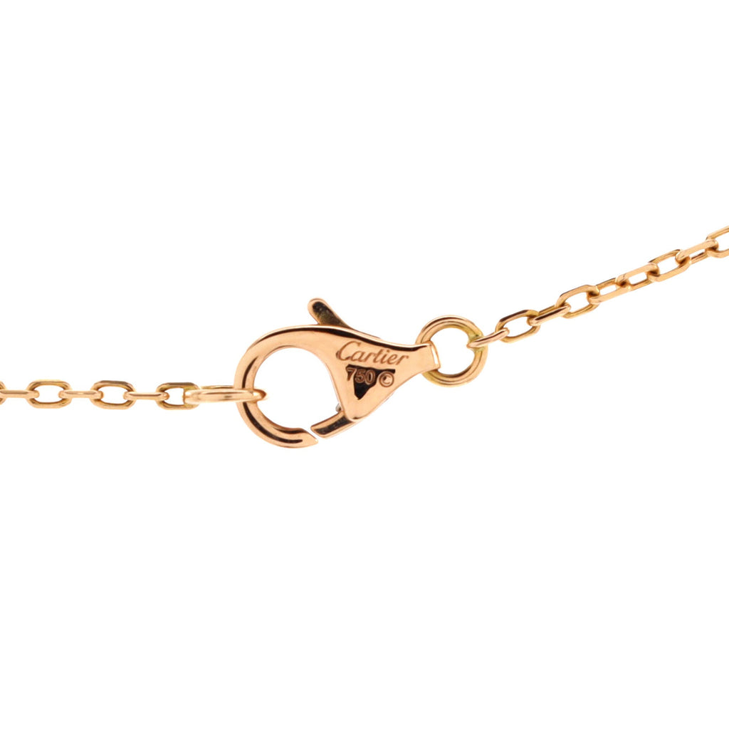 Trinity Heart Pendant Necklace 18K Tricolor Gold