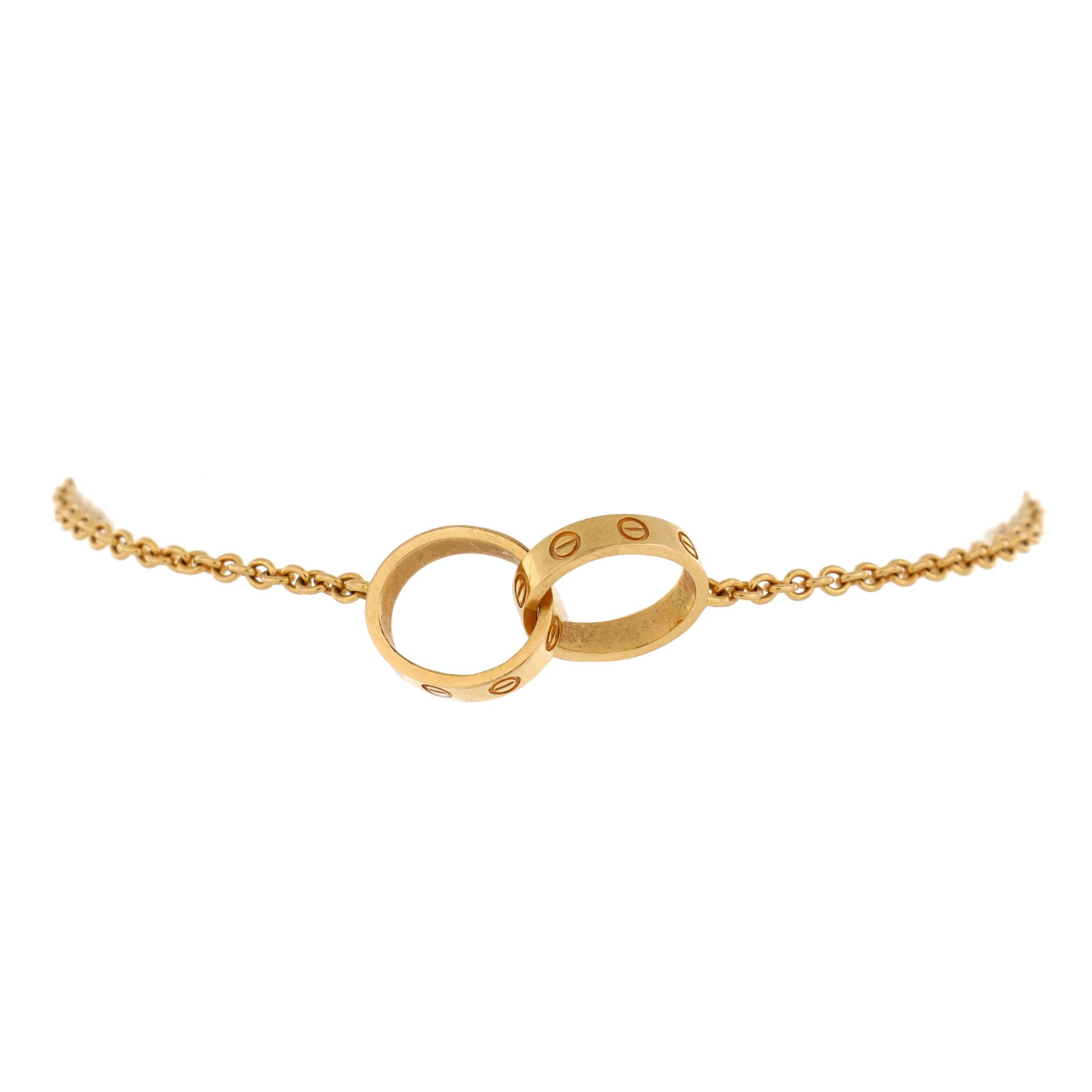 Love Interlocking Bracelet 18K Yellow Gold