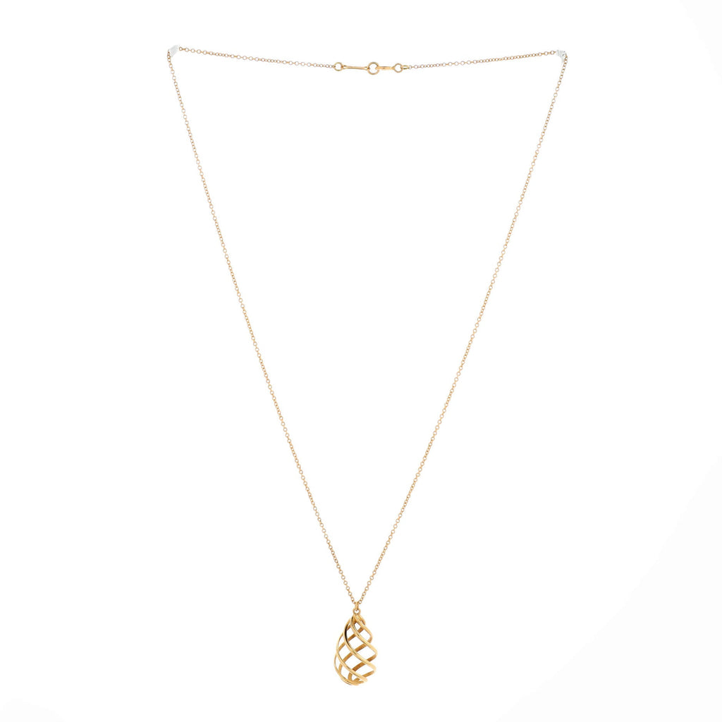 Paloma Picasso Venezia Luce Pendant Necklace 18K Yellow Gold