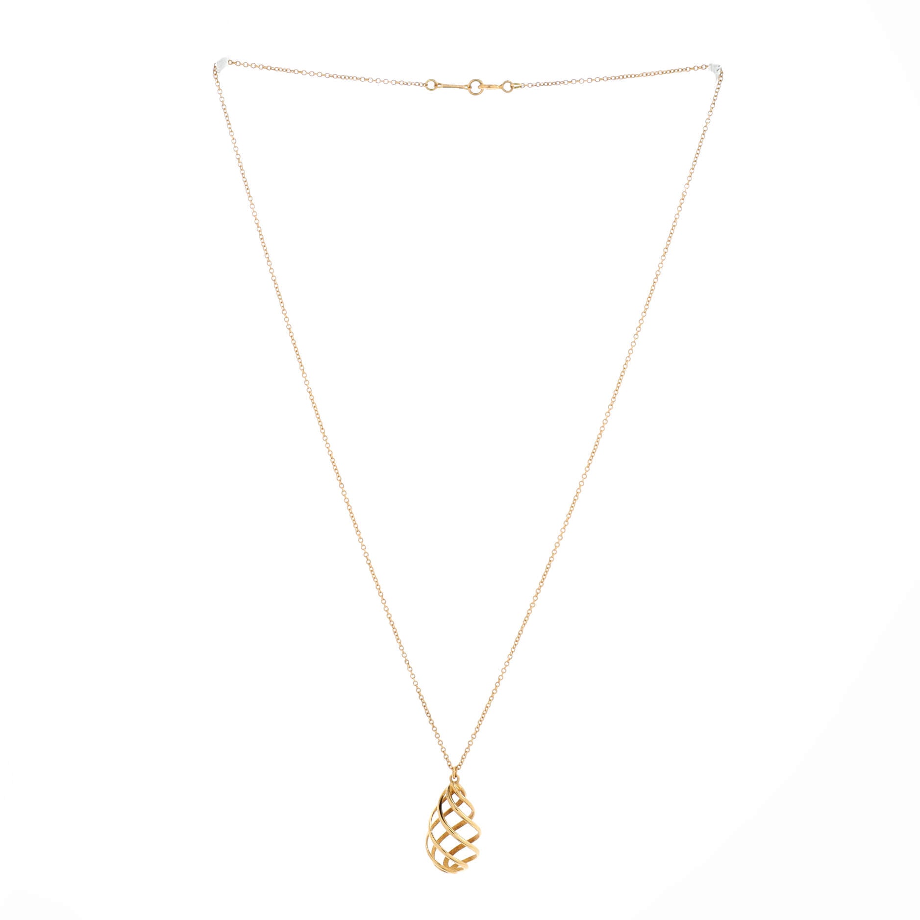 Paloma Picasso Venezia Luce Pendant Necklace 18K Yellow Gold