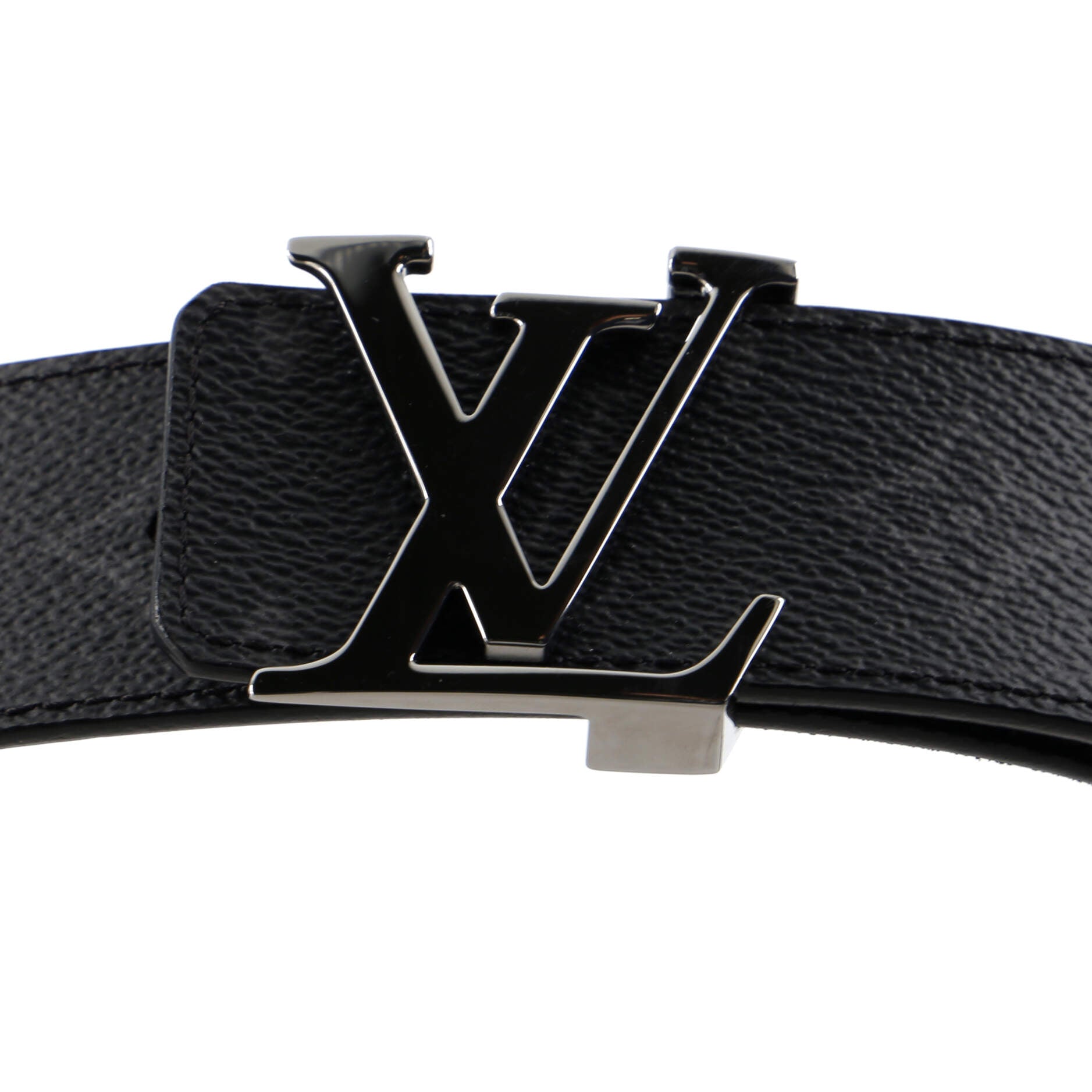 LV Initiales Reversible Belt Monogram Canvas and Leather Wide 110