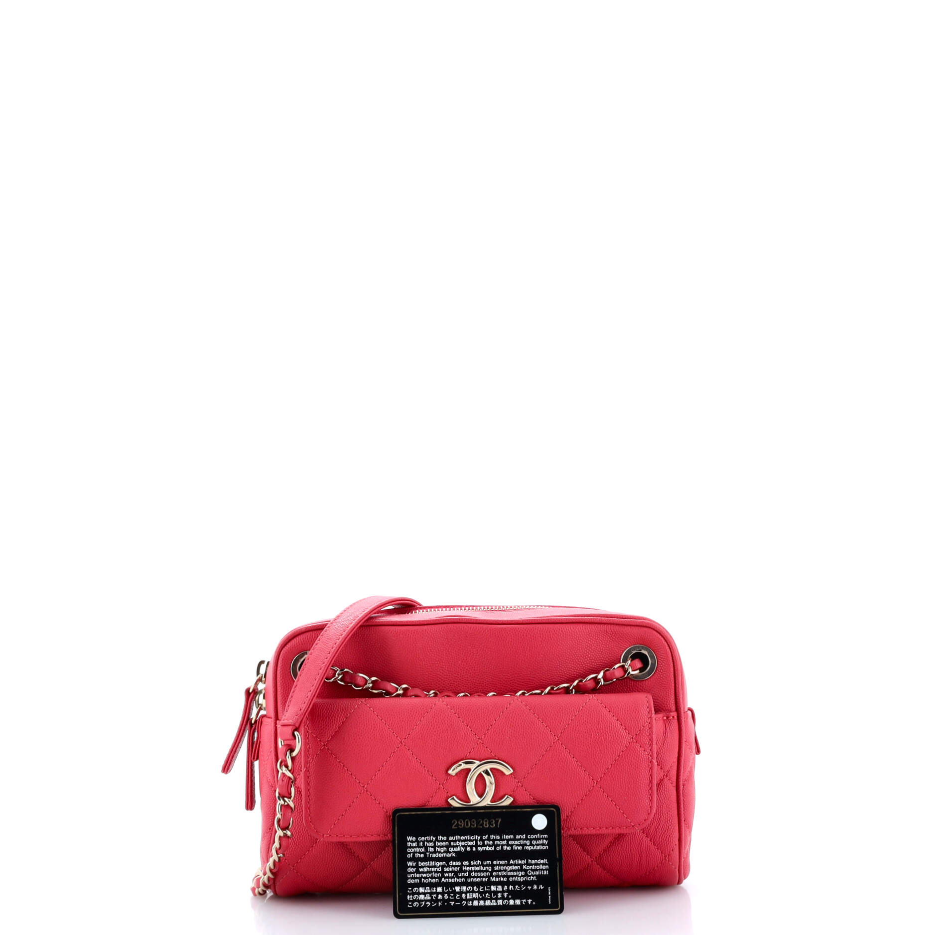 In & Out Camera Case Quilted Caviar Small
