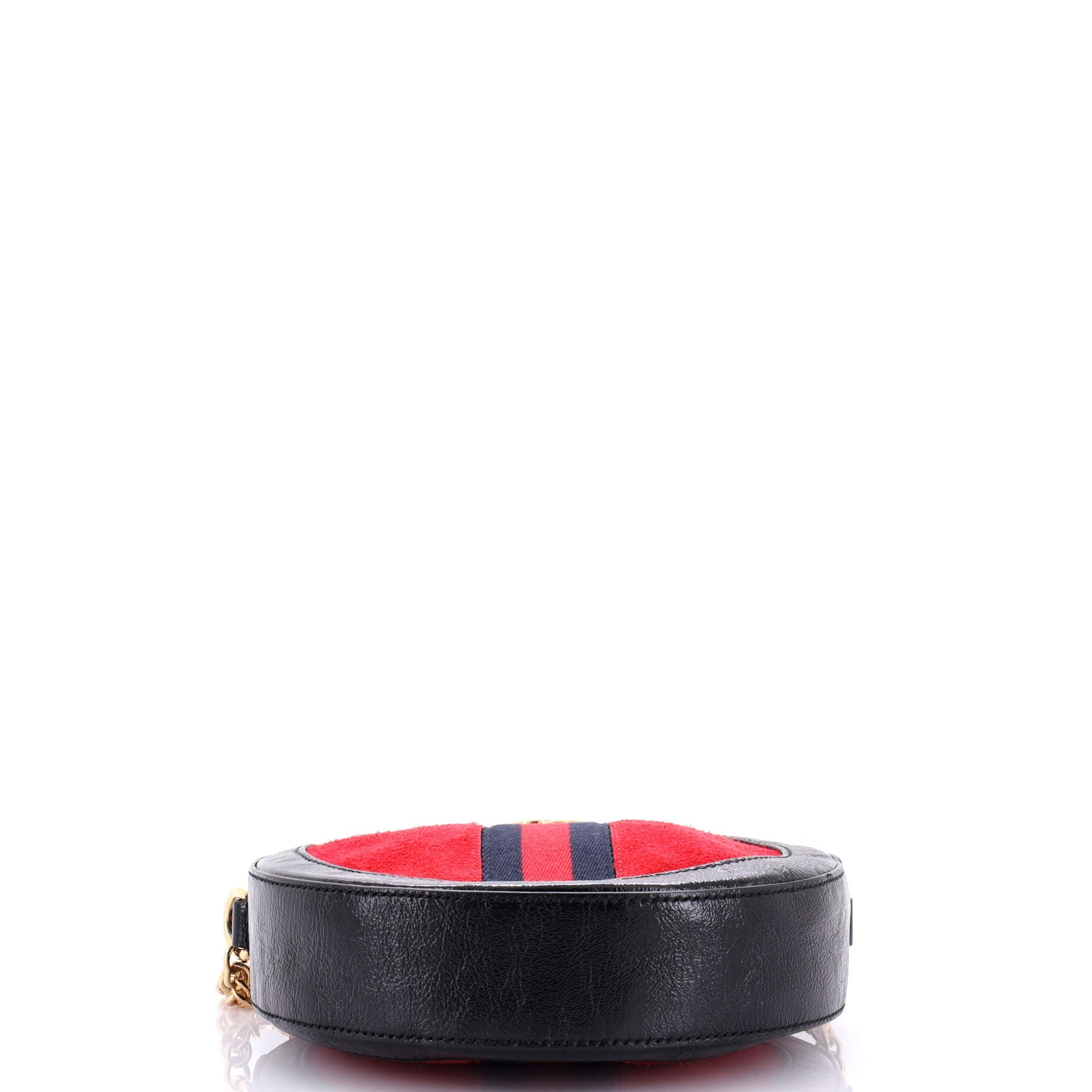 Ophidia Round Shoulder Bag Suede Mini