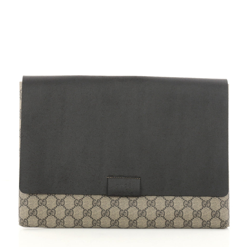 Envelope Clutch GG Canvas and Leather Large