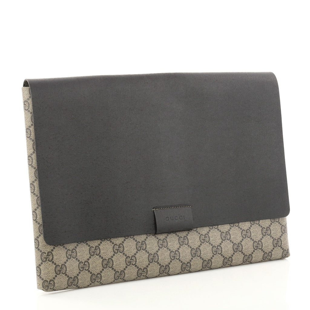 Envelope Clutch GG Canvas and Leather Large