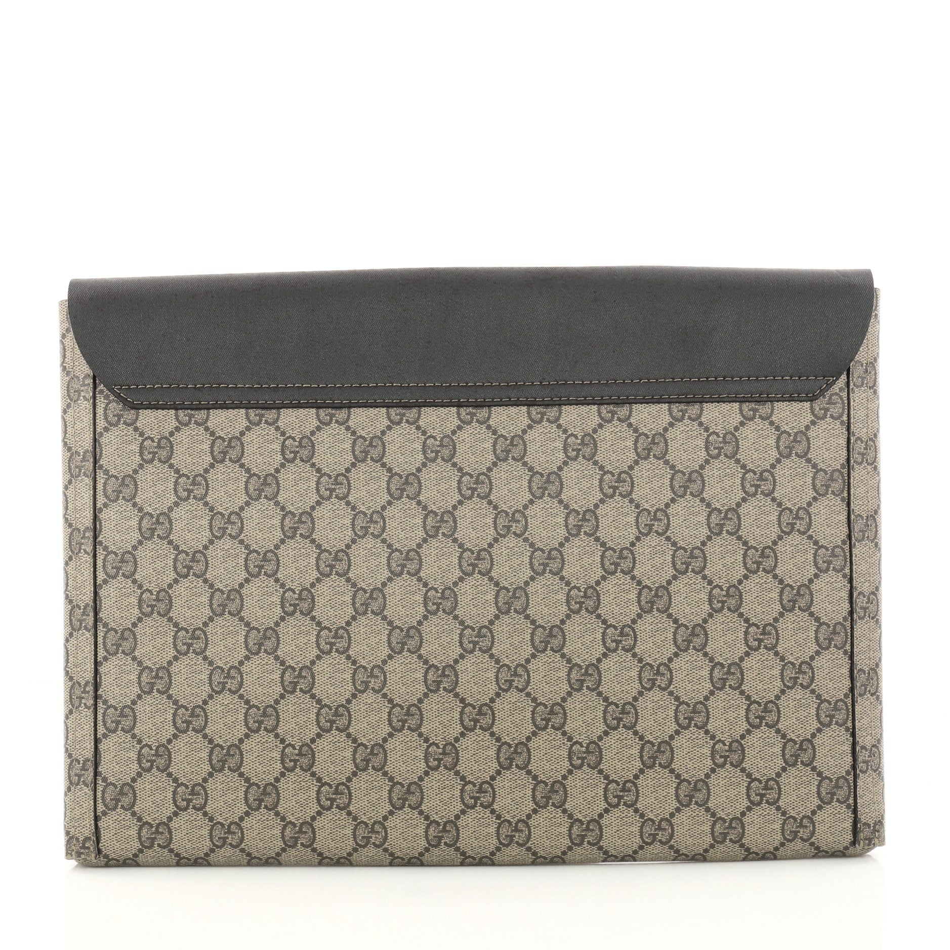 Envelope Clutch GG Canvas and Leather Large