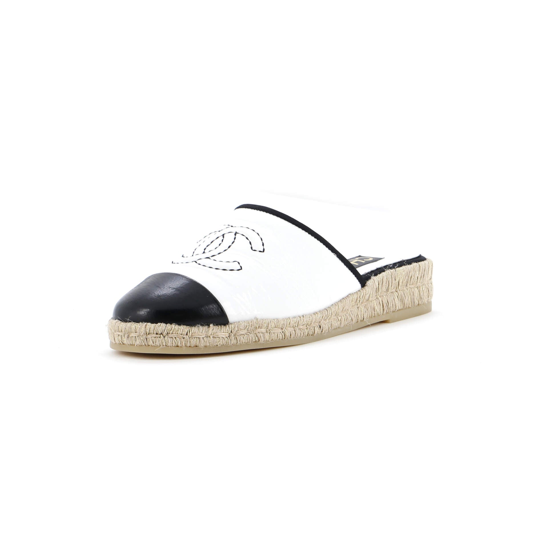 Women's CC Mule Espadrilles Leather