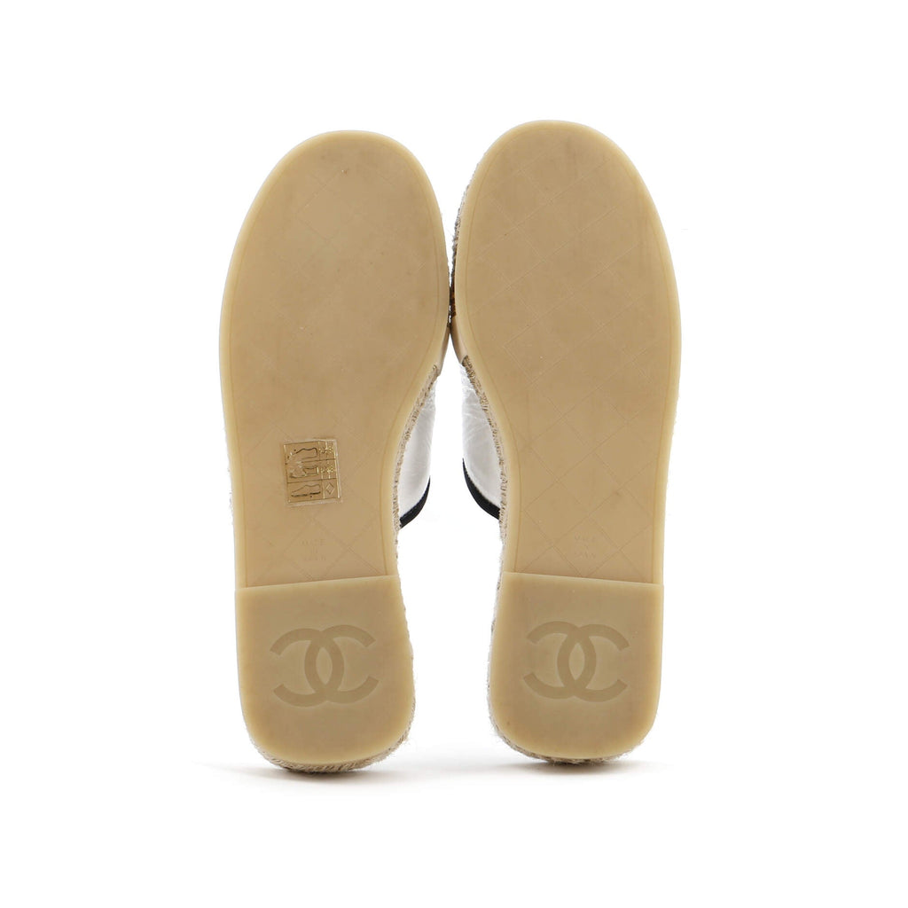 Women's CC Mule Espadrilles Leather