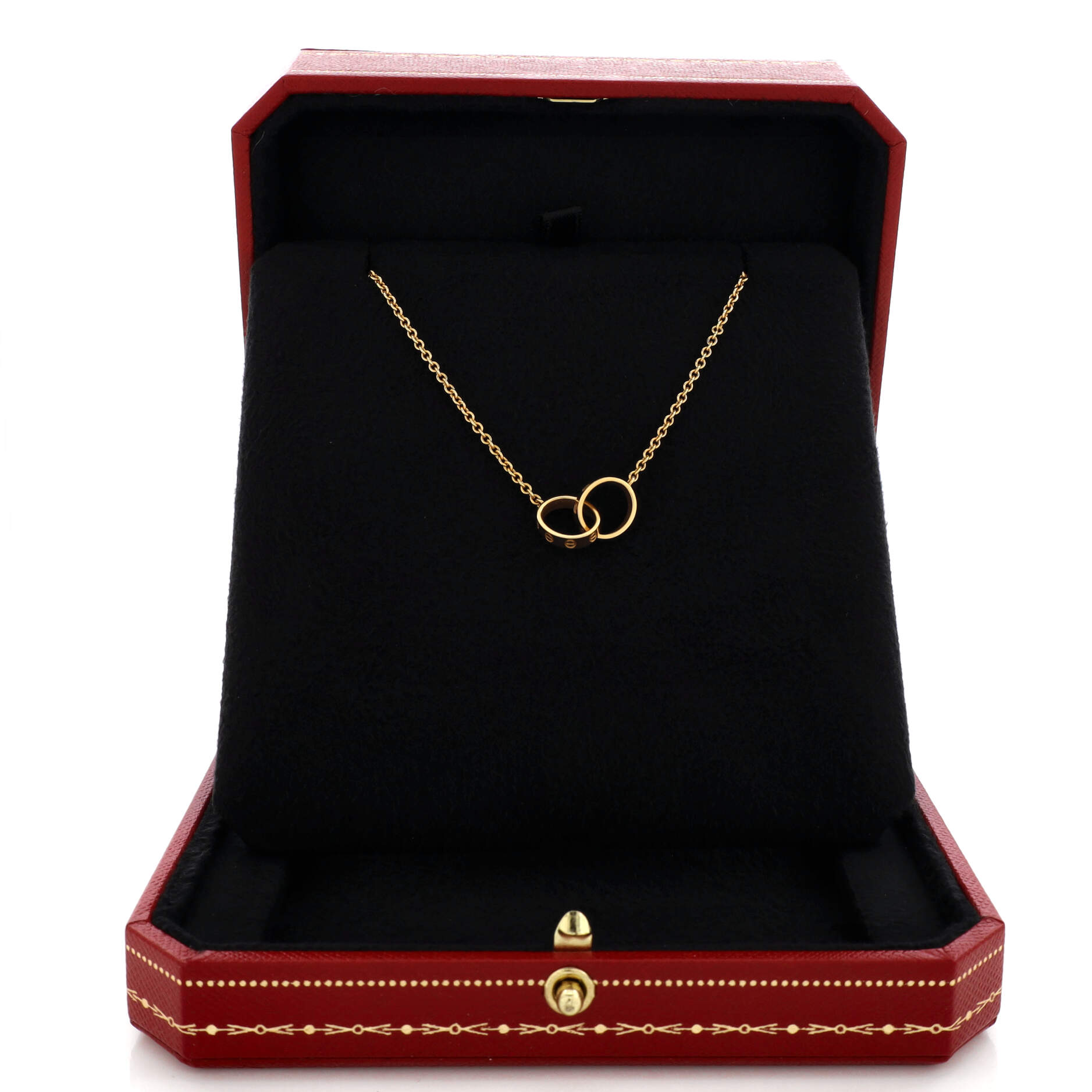 Love Interlocking Necklace 18K Yellow Gold