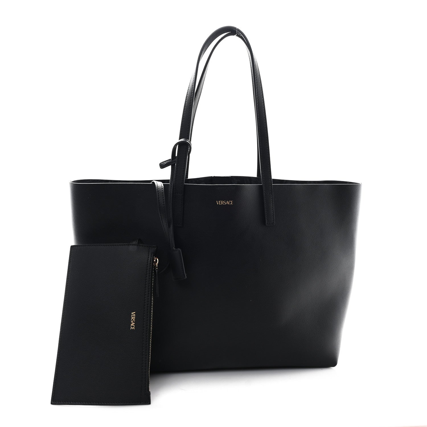 Calfskin Virtus Tote Black