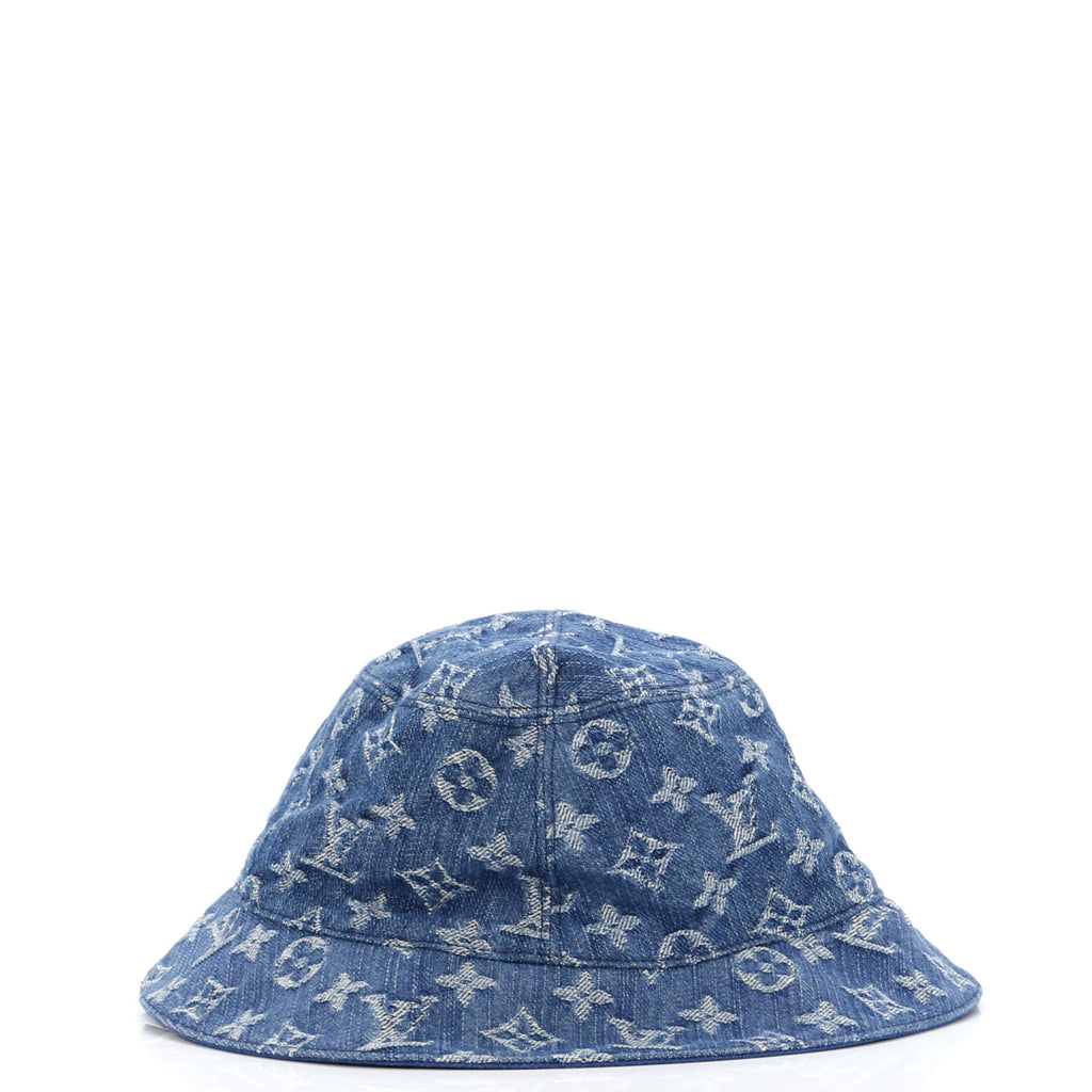 Essential Reversible Bucket Hat Monogram Denim