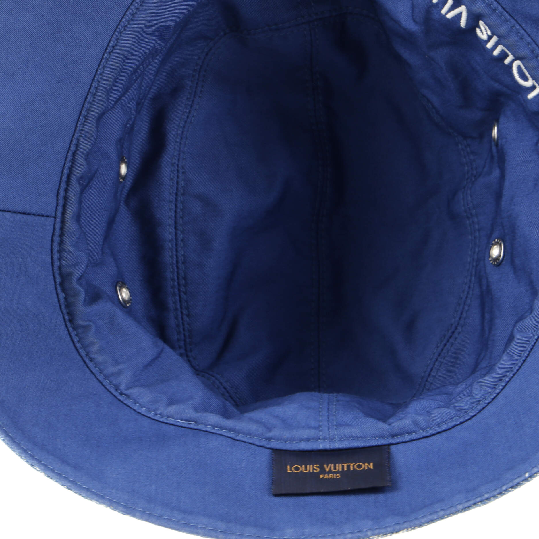 Essential Reversible Bucket Hat Monogram Denim
