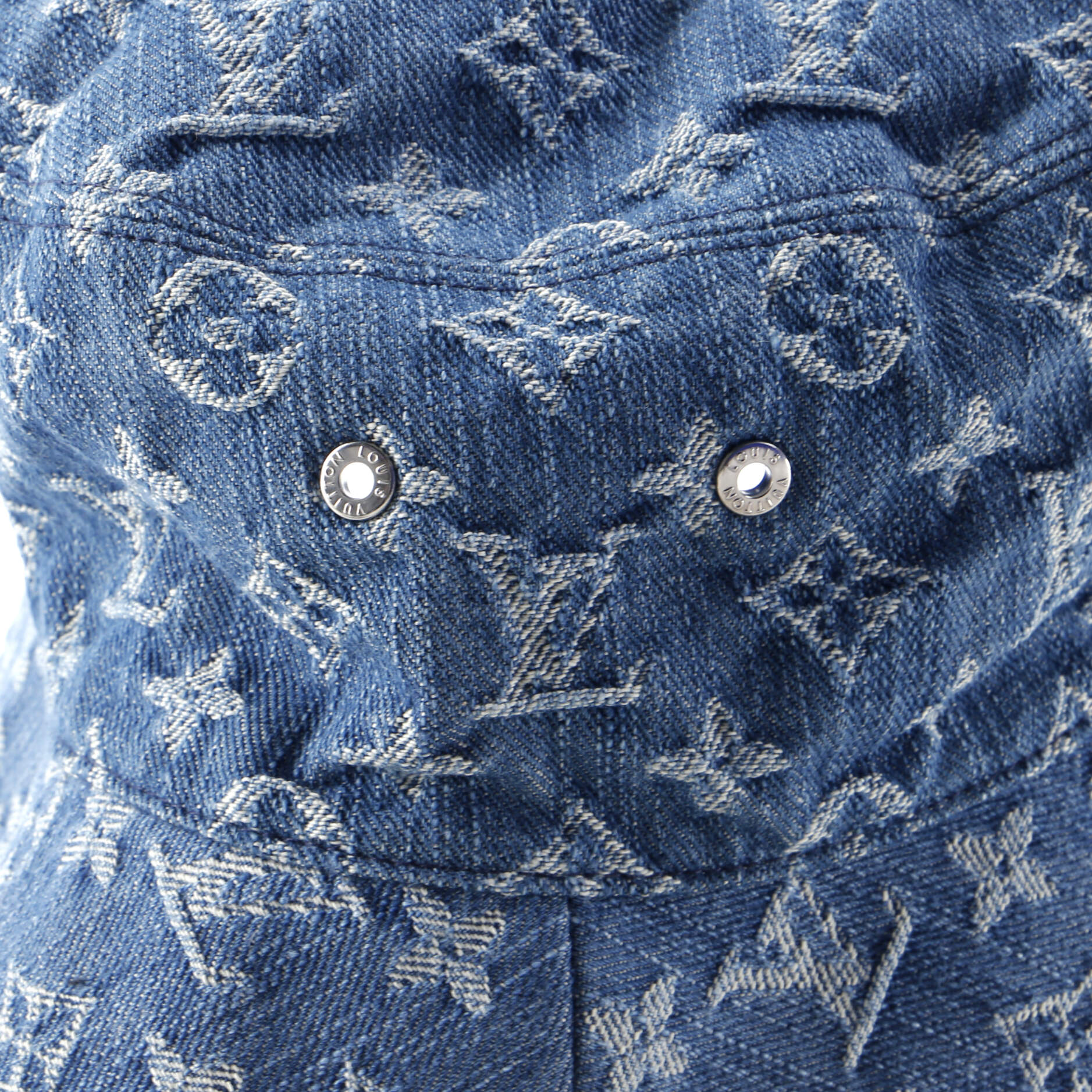 Essential Reversible Bucket Hat Monogram Denim