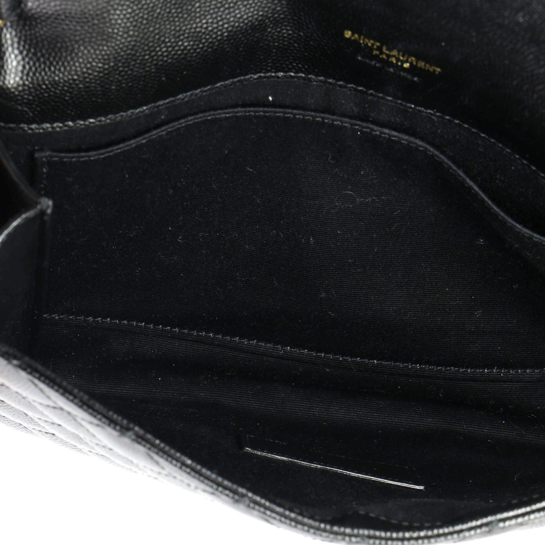 Classic Monogram Envelope Wristlet Clutch Mixed Matelasse Leather