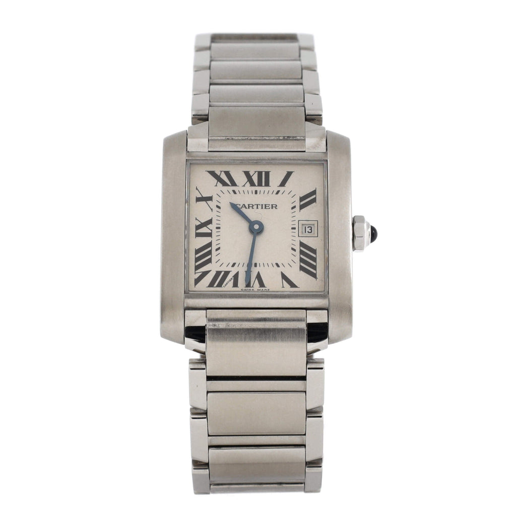 Tank Francaise Quartz Watch Stainless Steel 25