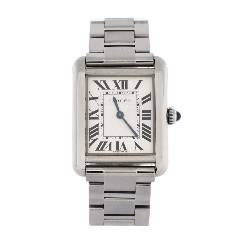 Tank Solo Quartz Watch Stainless Steel 24