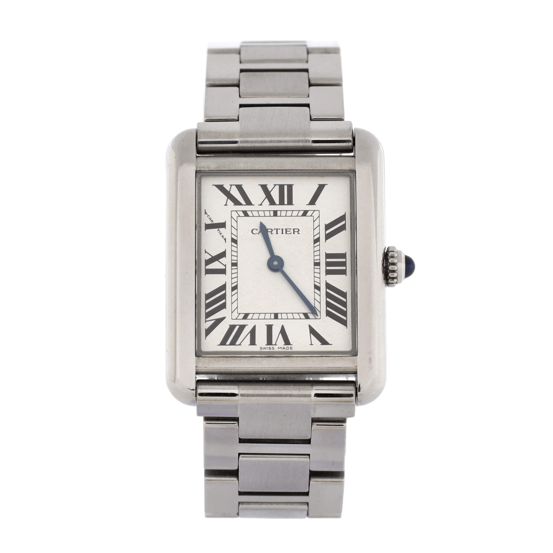 Tank Solo Quartz Watch Stainless Steel 24