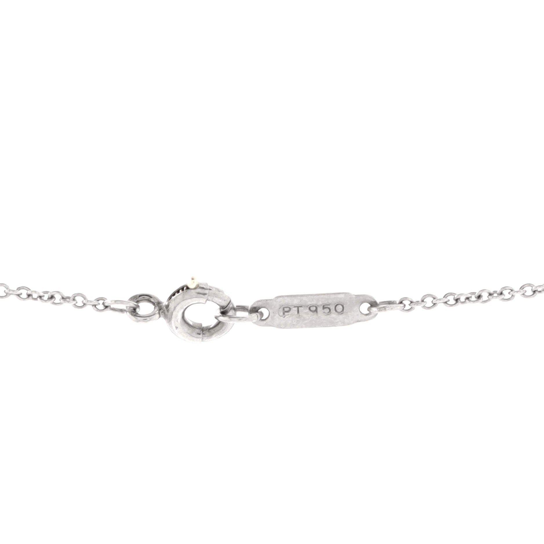 Cross Pendant Necklace Platinum and Diamonds Small
