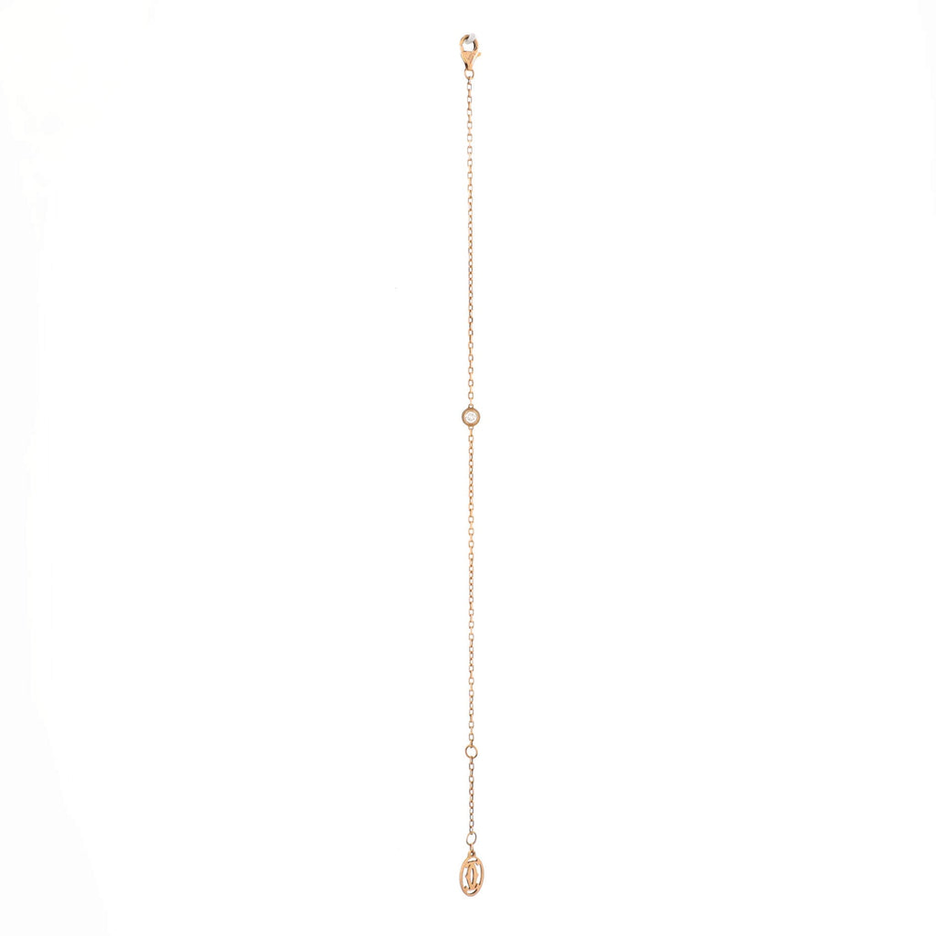 D'Amour Bracelet 18K Rose Gold and Diamond Small