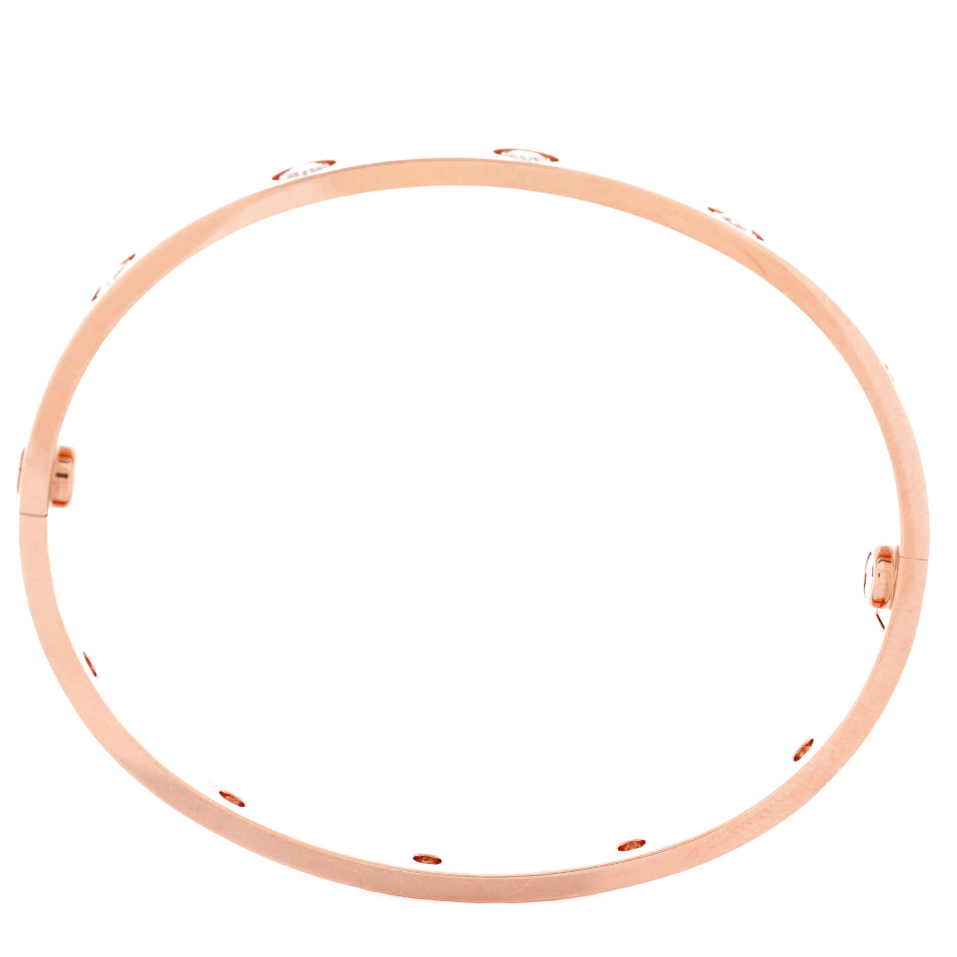 Love 10 Diamond Bracelet 18K Rose Gold with Diamonds