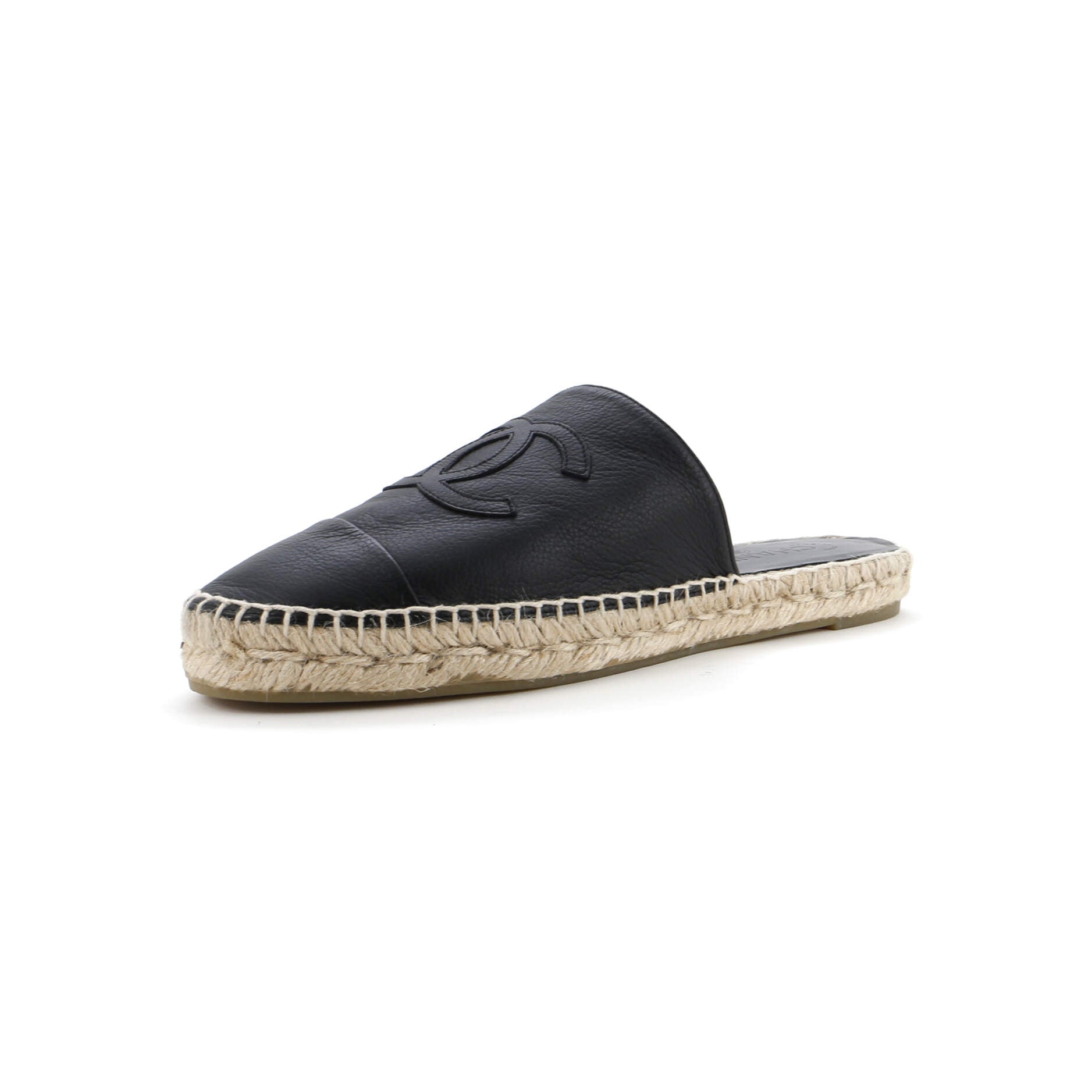 Women's CC Mule Espadrilles Leather