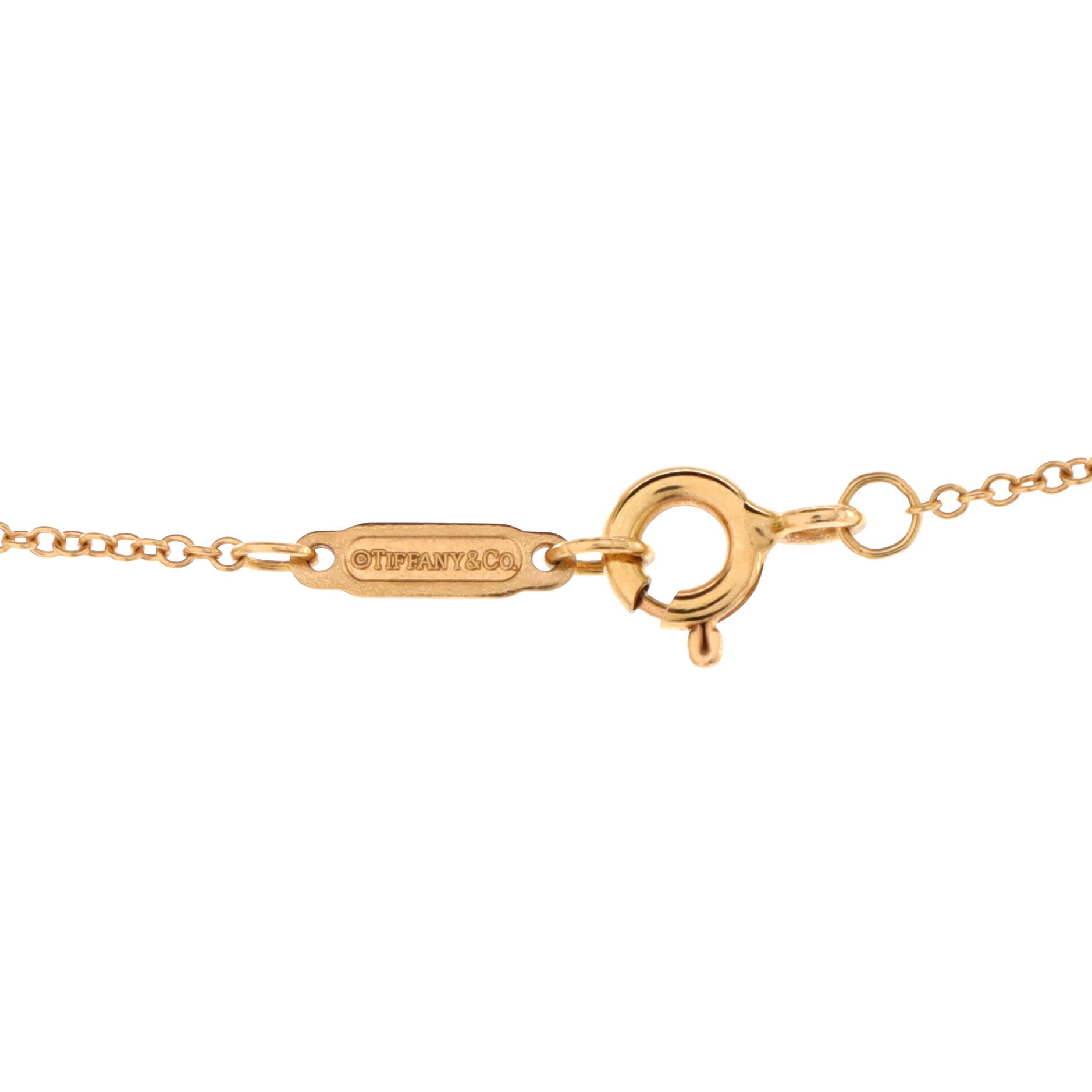 Atlas Pierced Circle Pendant Necklace 18K Rose Gold with Diamonds