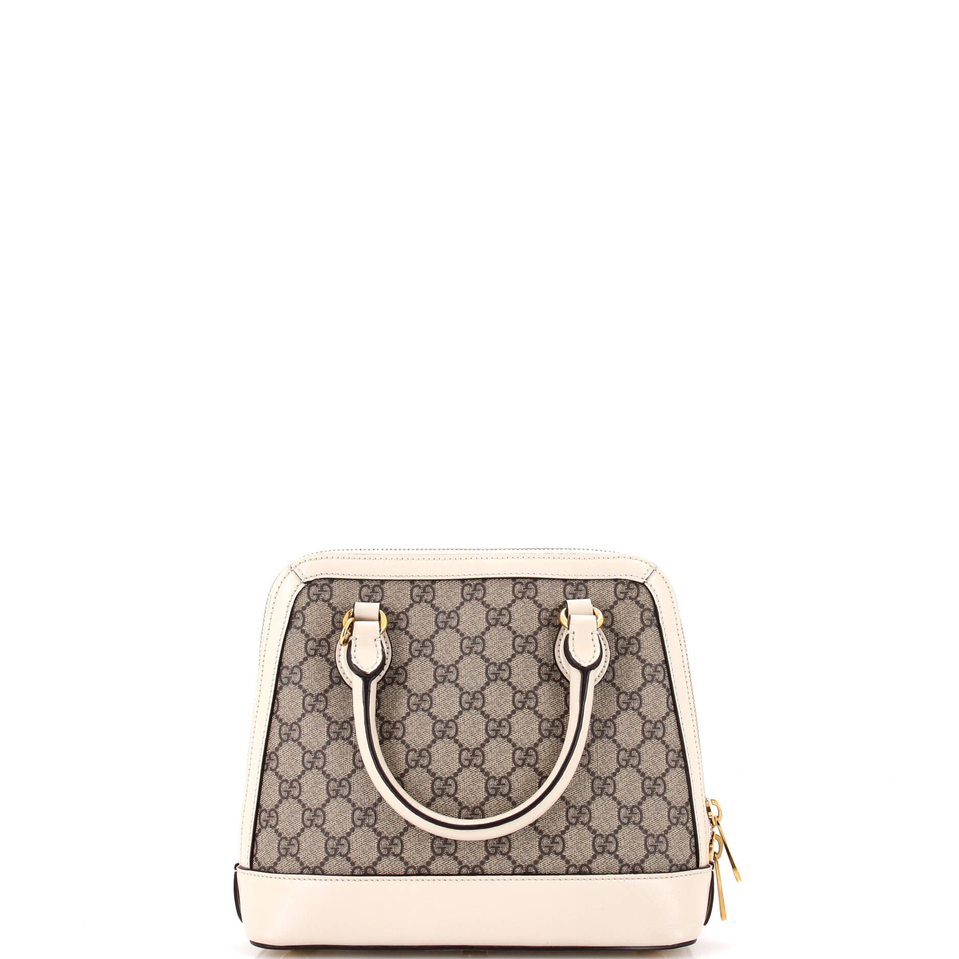 Horsebit 1955 Top Handle Bag GG Coated Canvas Small
