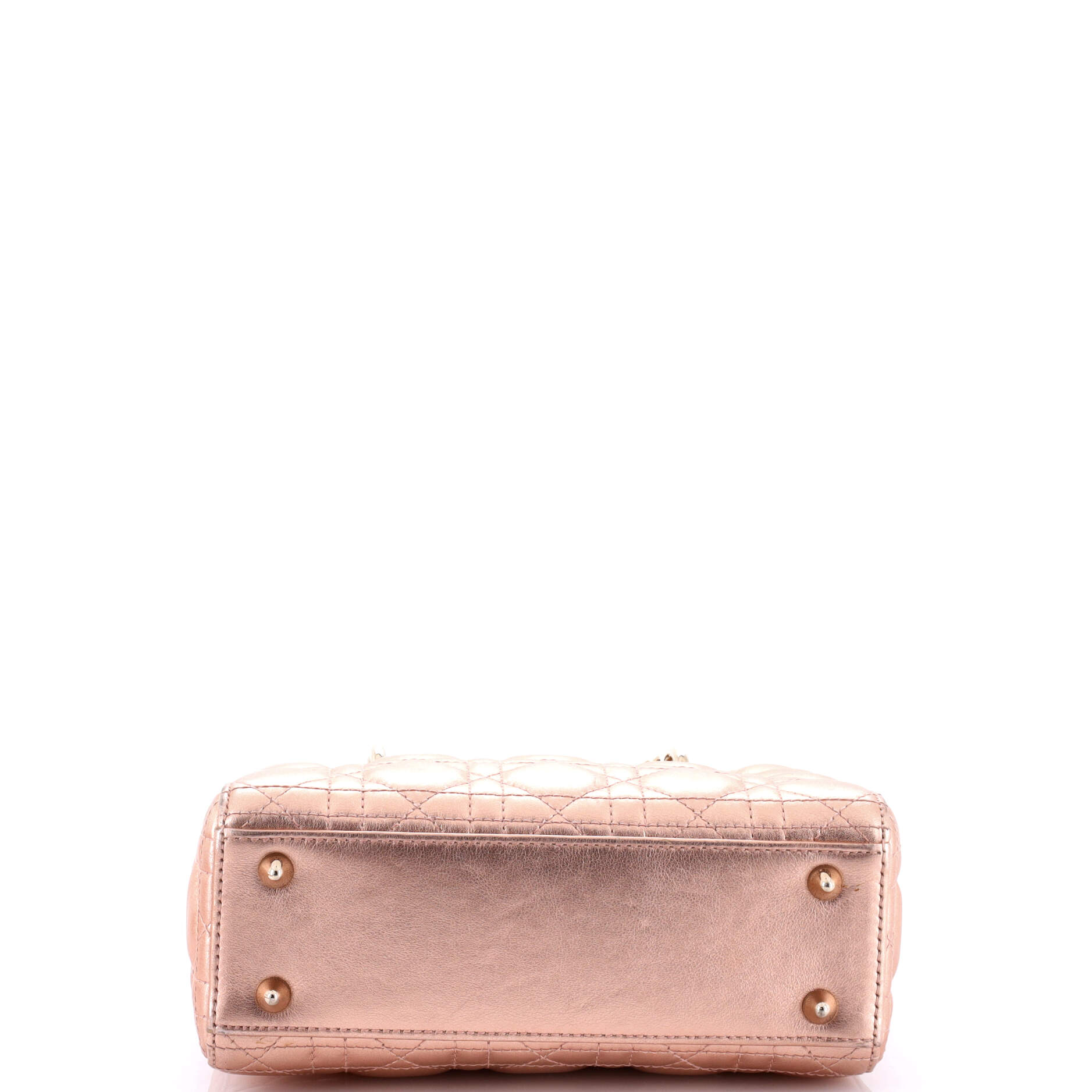 My ABCDior Lady Dior Bag Metallic Cannage Quilt Leather