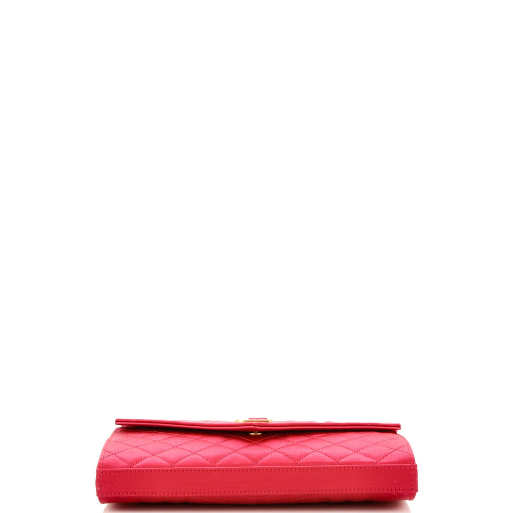 Classic Monogram Chain Wallet Mixed Matelasse Leather Medium