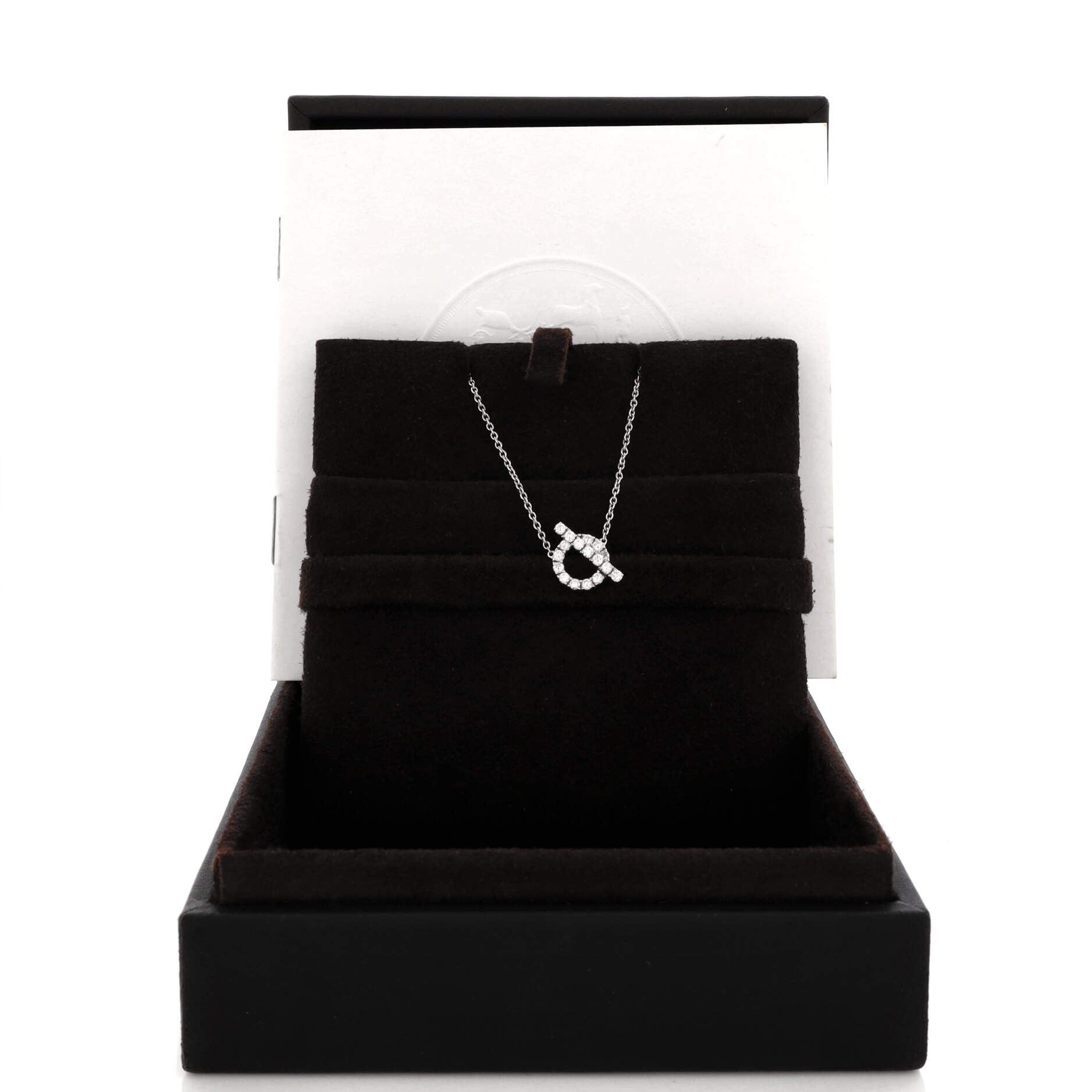 Finesse Pendant Necklace 18K White Gold and Diamonds