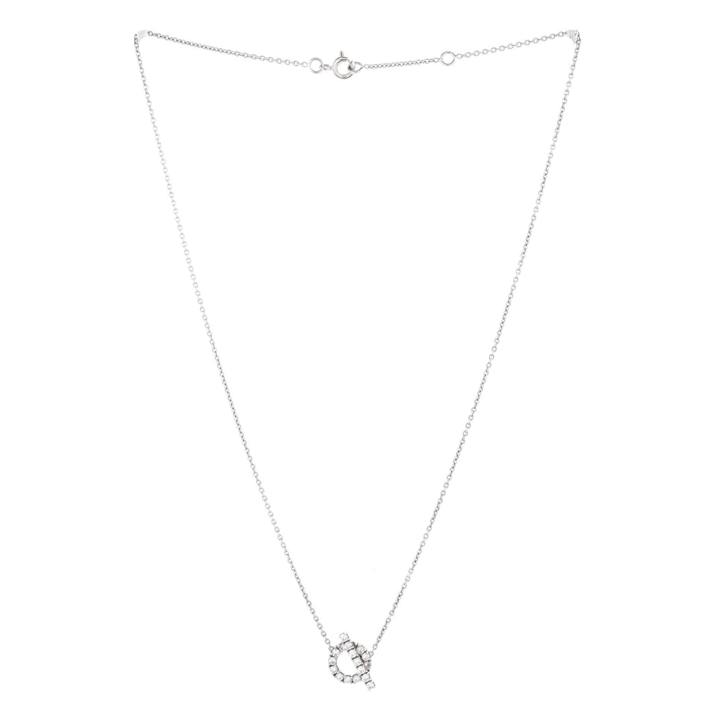 Finesse Pendant Necklace 18K White Gold and Diamonds