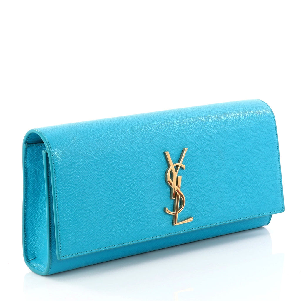 Classic Monogram Clutch Leather Long