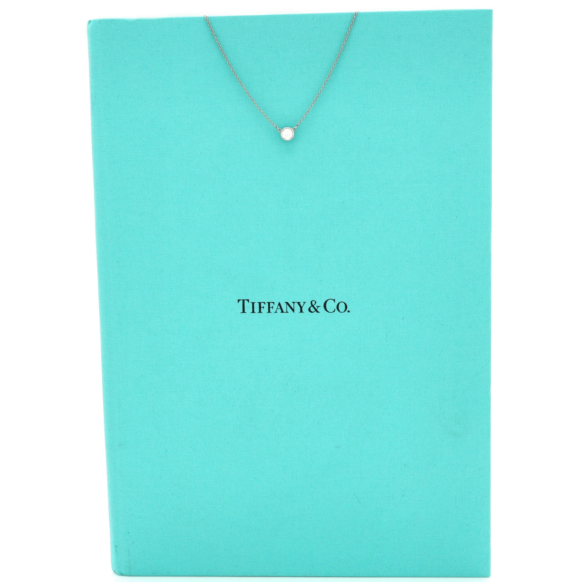 Elsa Peretti Diamonds By The Yard Pendant Necklace Platinum with Diamond 0.30-0.39CT