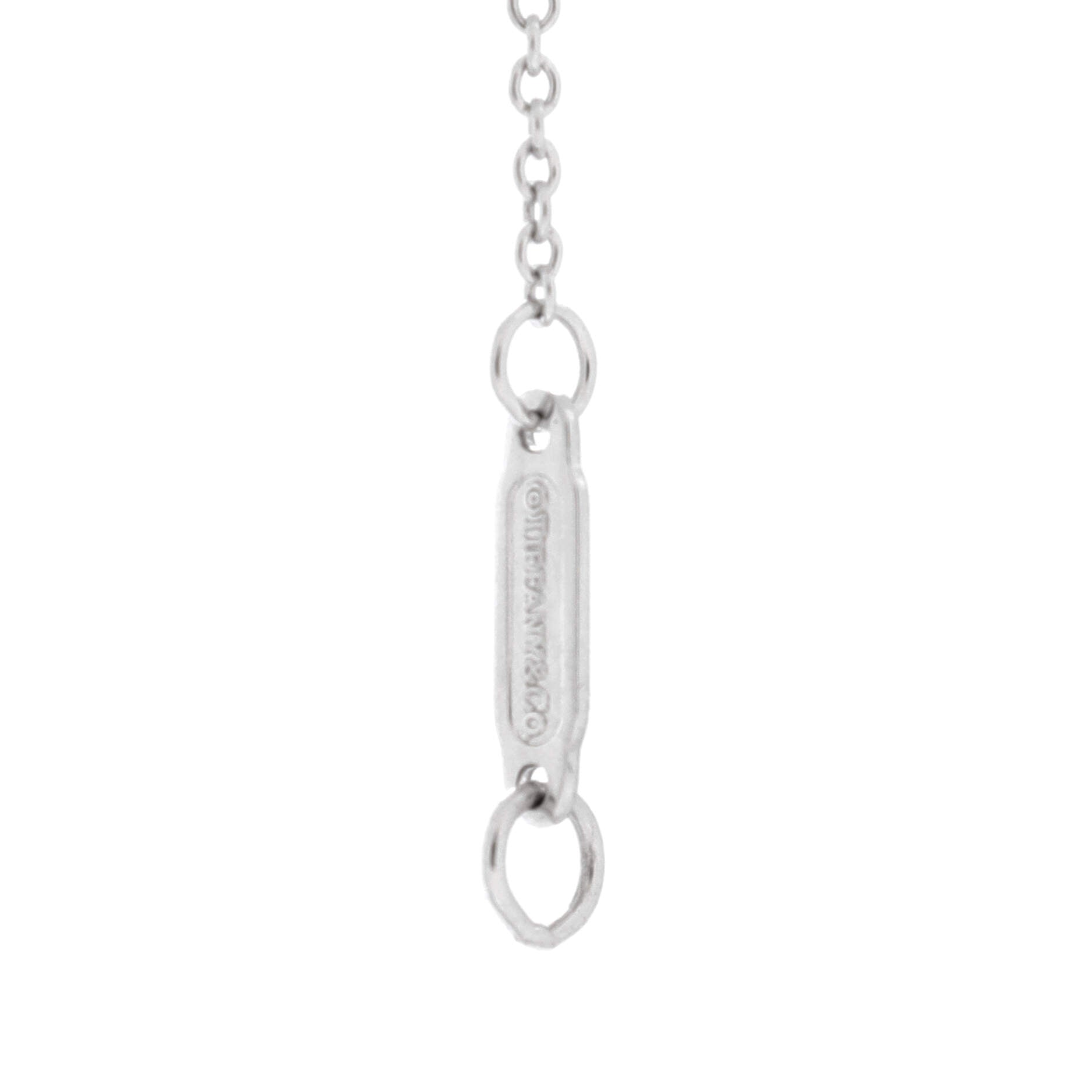 Bow Knot Chain Bracelet 18K White Gold with Diamonds Small