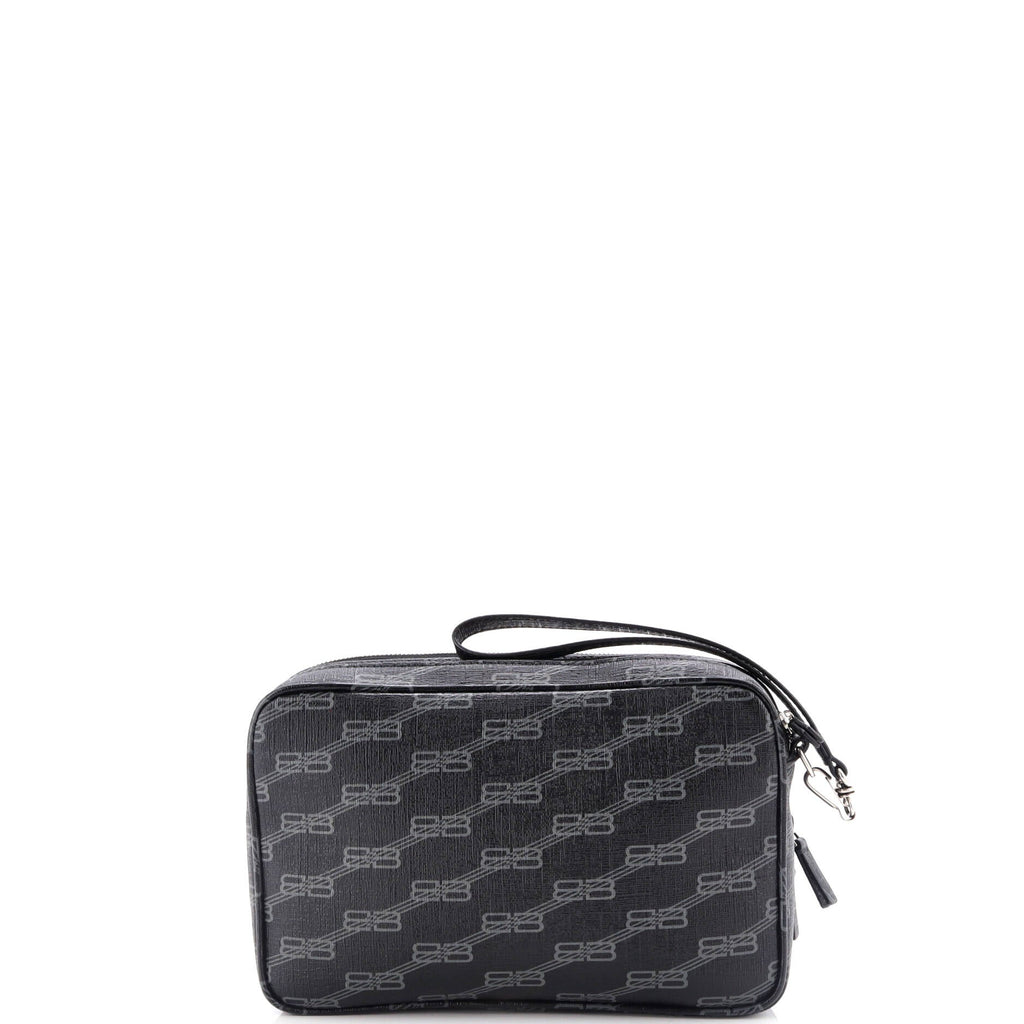 Signature Clutch Bag BB Monogram Coated Canvas