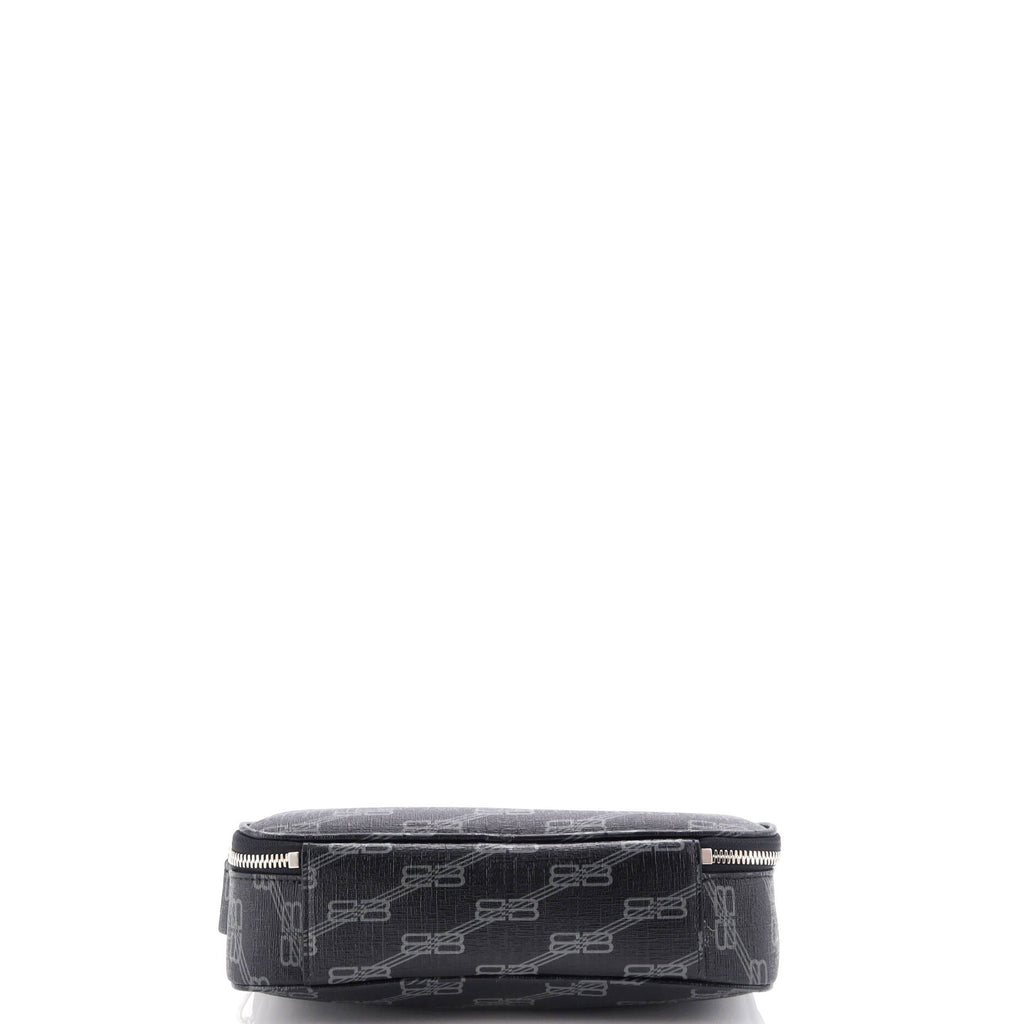 Signature Clutch Bag BB Monogram Coated Canvas